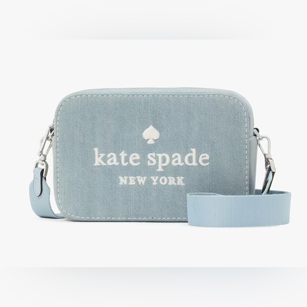 Kate Spade Oh Snap Denim Camera Bag - NWT $289 Retail